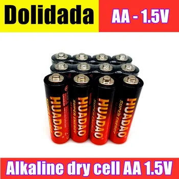 Еднократна алкална суха батерия Huadao AA 1.5 V батерия, подходяща за фотоапарат, калкулатор, будилник, мишка, дистанционно управление